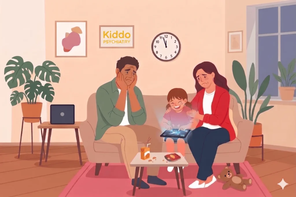 screen time effects on child brain